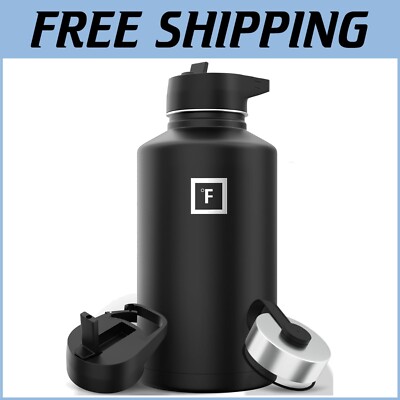 The Ultimate Hydration Companion: Stainless Steel Flask with 3 Versatile Lids=