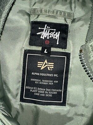 Stussy x Alpha Fragment 25th Anniversary Ma-1 L W62cm/L69cm Stussy x Alpha Fragment 25th Anniversary Ma-1 L W62cm/L69cm
