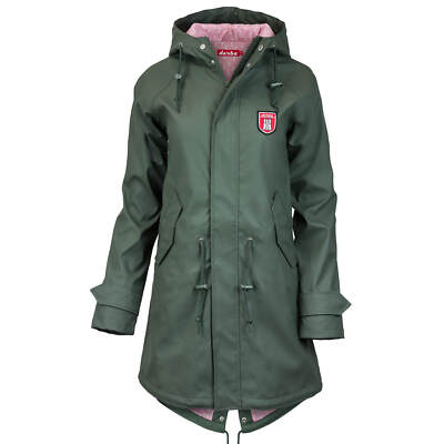 Jacke Derbe Damen Steppmantel Derbe Damen Regen Mantel Jacke