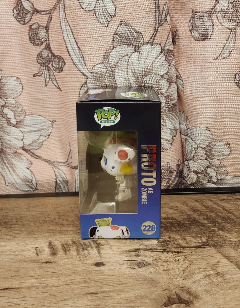 Funko Pop Digital Proto As Zombie Glow NFTRelease 2500 Pcs With