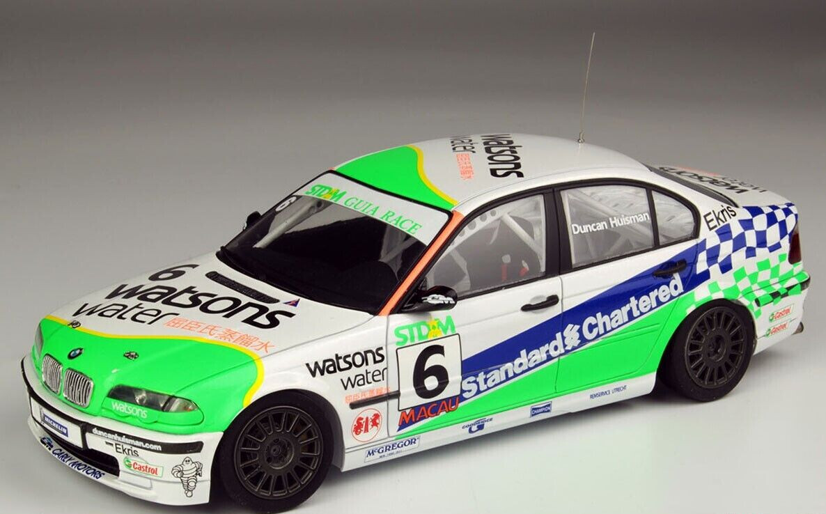 Platz 1/24 BMW 320I Super Macau Guia Race 2001 Winner Plasti