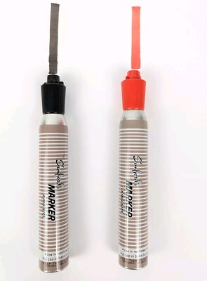 Vintage Sanford King Size Permanent Markers Black Red Working