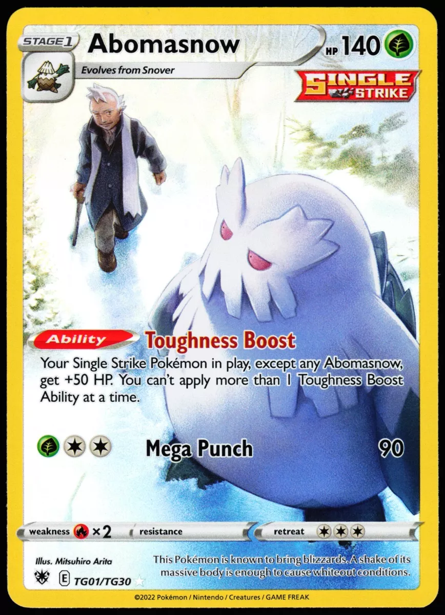 Abomasnow Astral Radiance Pokemon Card