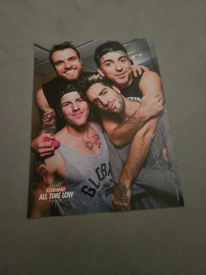 TPEEP06 MAGAZINE PICTURE 11X8'' ALL TIME LOW 