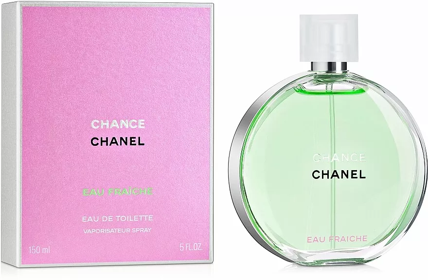 Chanel Chance Eau Fraiche Eau De Toilette Vaporisateur Spray 100 ml / 3.4 oz