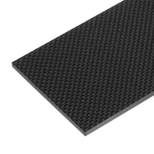 1 Pcs Carbon Fiber Sheet 125x75x4mm Glossy Surface Plain Weave Panel Sheet