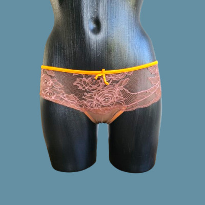 La Perla Malizia exklusiver Hipster Gr. 38 Satin + Spitze *Luxus Neu