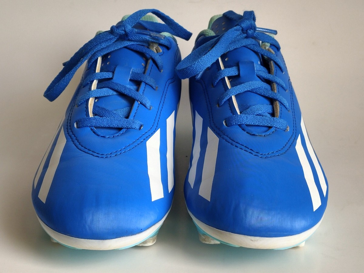 Adidas X Crazyfast 4 .FXG Cleats Men\'s  Soccer  Shoes  Size 13 White Blue adidas X Crazyfast Messi.1 2G 3G AG  main image 3