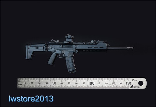 1/6 Plastic Assault Rifle Gun Weapon Model For 12