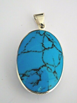Pendentif Turquoise En Argent Sterling 925/1000 - Neuf Avec étiquettes