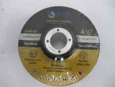 Satc A24R-BF , 4-1/2" x 0.24" x 7/8" Abrasive Grinding Wheel (PK 5)