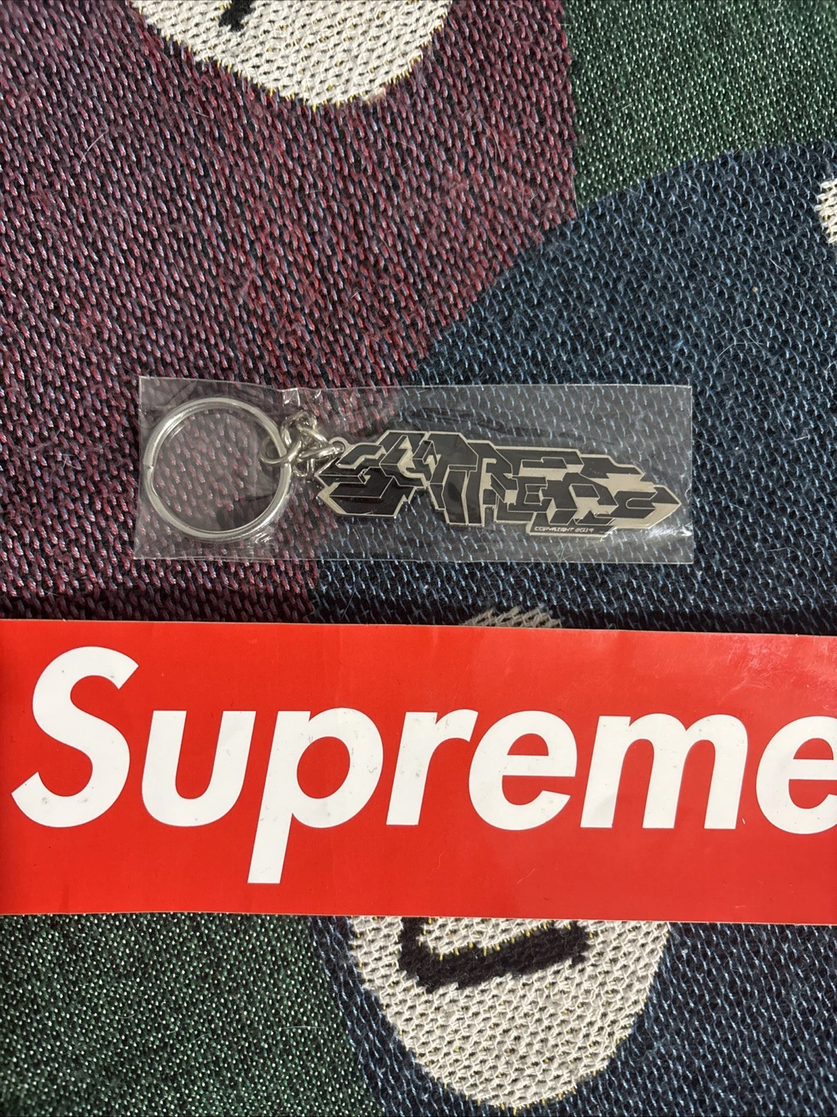 Porte clés Supreme Delta Logo Noir 2019FW