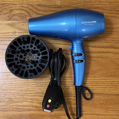 BaByliss PRO Nano Titanium Turbo Xtreme Professional Hair Dryer with diffuser 