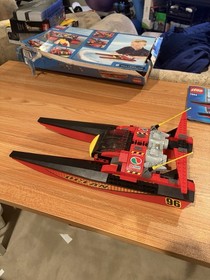 LEGO CITY: Speedboat (7244) With BoxIncomplete. Missing Both Minifigs, And Motor