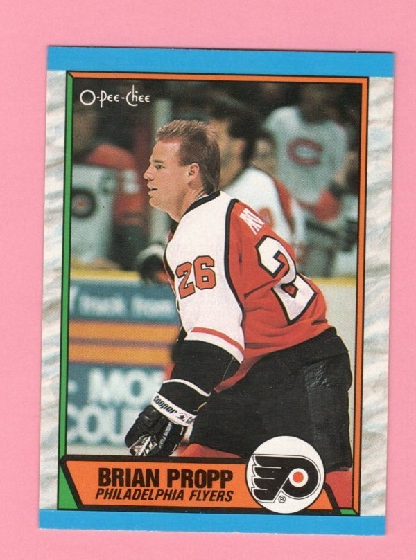 1989-90  O-Pee-Chee Brian Propp #139 Philadelphia Flyers