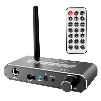 Audio-Adapter Low Latency Long Range AUX-Adapter für Laptops Smartphones