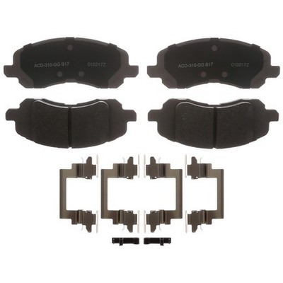 Acdelco 14D1285CHF1 Ceramic Front Disc Brake Pads
