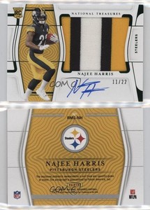 2021 Panini National Treasures Numbers Green /22 Najee Harris #RMS-NH Auto RC