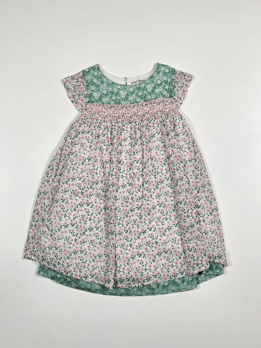 mini boden daisy dress Mini Boden Girls Retro Daisy Shift Dress 7/8