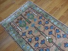 Turkish Oushak Rug,Geometric Multicolored Area Rug,Handmade Bohemian Rug 2.6x8 — photo 8