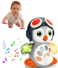 Baby Toys Penguin Crawling Toys for Babies, Baby Tummy Time, Gifts Ages 6 to 36