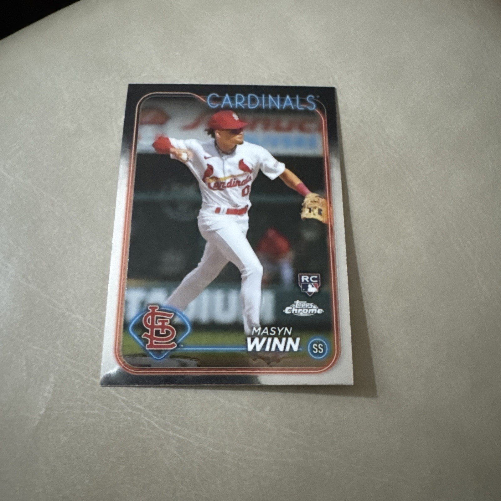 2024 Topps Chrome Baseball #189 Masyn Winn St. Louis Cardinals RC