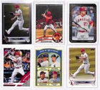 Mike Trout 6 Card Lot MLB LA Angels Topps Chrome, Gallery, Minor League, Donruss