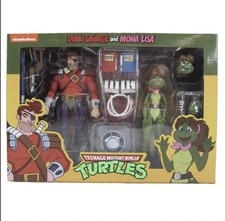 Dirk Savage Mona Lisa 2 Pack Toon NECA Teenage Mutant Ninja Turtles MISB USA