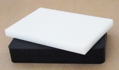 2 Pack Rubber Bench Block 6'' x 4'' x .75'' And Nylon Bench Block 6'' x 4'' x .5