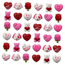 36 PCS Day Mochi Squishy Toys Squishies for Kids School Class Valentines
