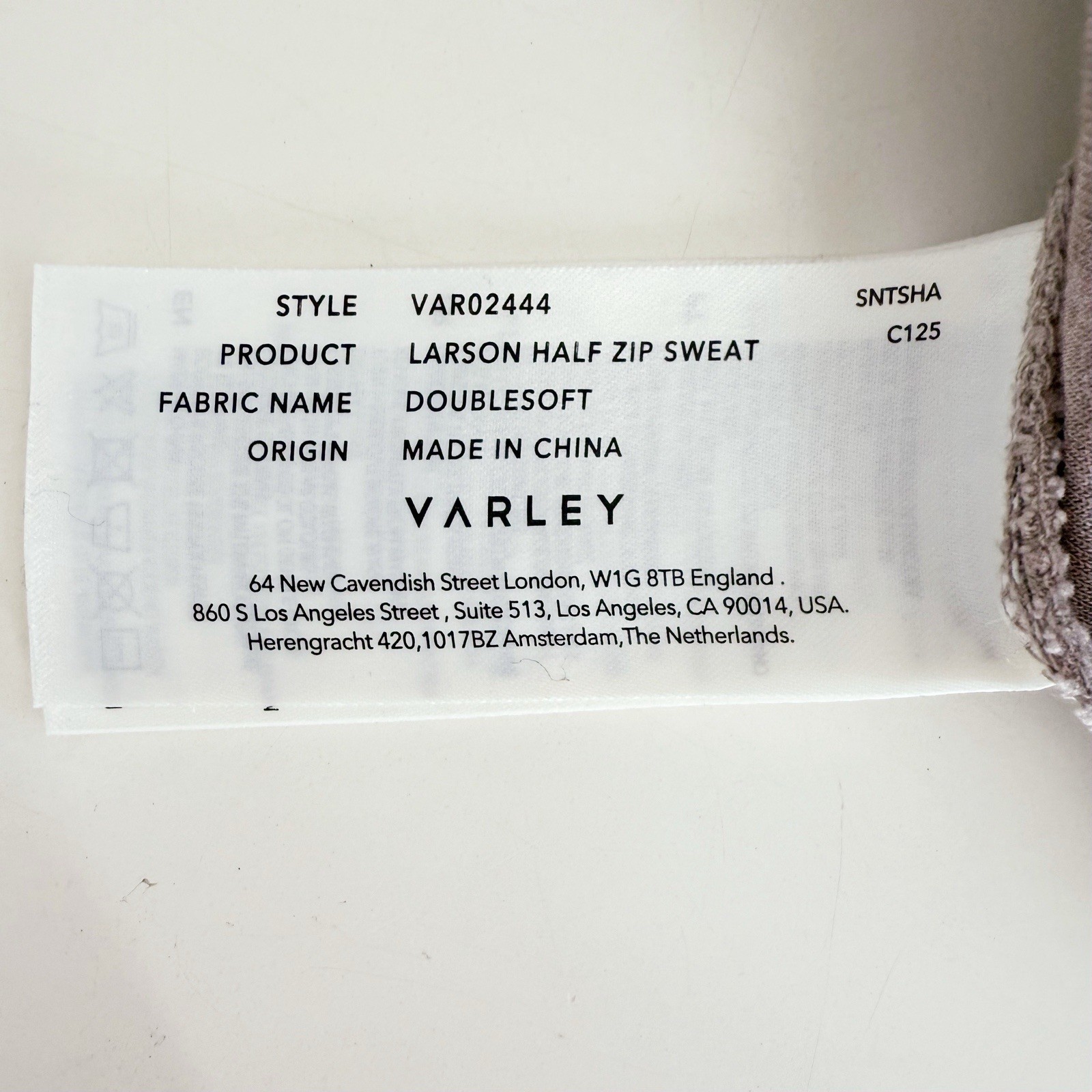 VARLEY Larson DoubleSoft Half Zip Sweatshirt Loun… - image 9