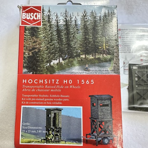 Busch Transportable Elevado Oculto sobre Ruedas Calibre HO 1565 | Zustand: New