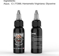 Professional Black Tattoo Ink 1Oz 30Ml Vegan Pigment - USA Supplies