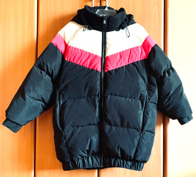Pepe Jeans London Men's Puffer Down Jacket With Detachable Hood Size M/L