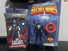 Secret Wars Marvel Legends Spider-Man & Captain America 6-Inch Action Figure
