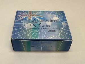 2006 Australian Antarctic Territory  1 oz .999 Fine Silver Round W/ COA #1455
