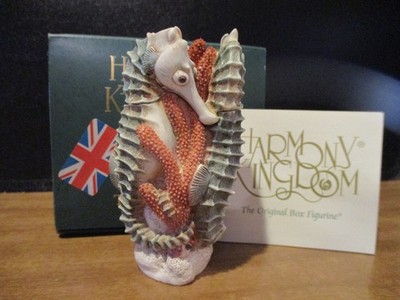 Harmony Kingdom Quarles' Reef V2 Seahorses UK Made Box Figurine Limited 300 RARE