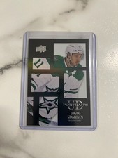 Logan Stankoven UD Portraits Black Parallel 2024-25 Upper Deck Hockey