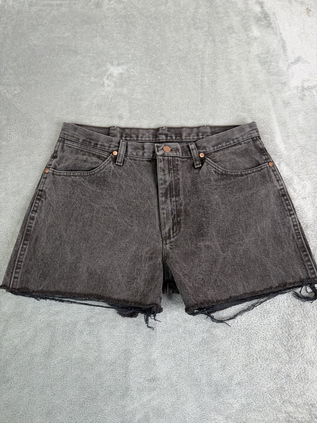 Vintage Wrangler Jean Shorts Women&rsquo;s Size 34 Black