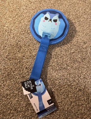 Bark Box Super Chewer Nightfling Dog Toy Flying Squirrel Blue Size L Large NWT