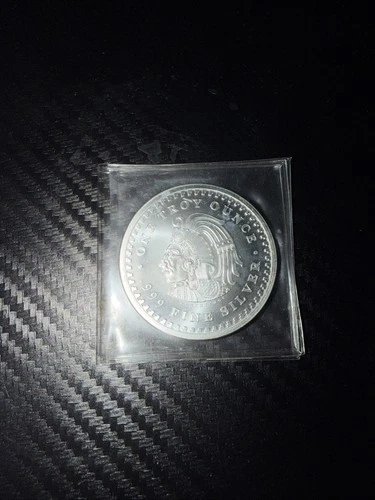 1 Oz 999 Silver Aztec Mayan Calendar Collectible Coin Bullion Round.