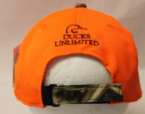 Ducks Unlimited/DU Blaze/Safety Orange Deer/Pheasant/Elk Hunting Hat/Cap DU55A - Image 2 of 2