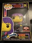 Funko Pop Stranger Things Eddie Munson Figure #1250 Black light