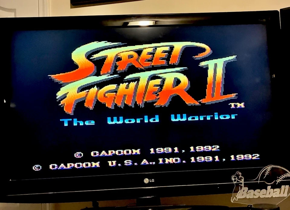 Street Fighter 2 SNES super Nintendo 1991 Tested Works W Manual Marked No Cover - Image 3 of 3