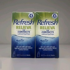 Lot of 2  REFRESH Relieva for Contacts Lubric...