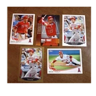 2013 Topps/Bowman Mike Trout 5 Card Lot--L.A Angels-- 2012 ROY