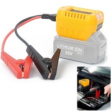 Jump Starter for Dewalt 20v Battery 11AWG 30A Portable Car Jump Cable /LED Light