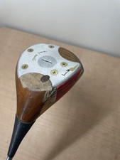 Vintage Tony Penna 1 Wood Old Hardened Persimmon Golf Driver