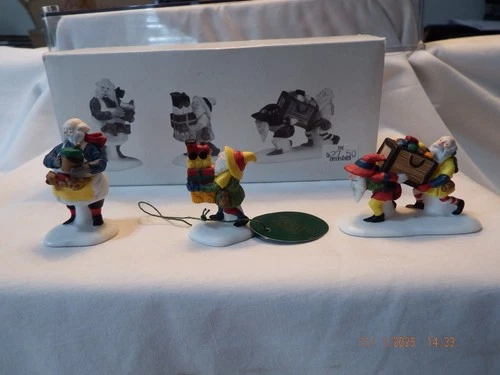 Vintage Dept 56 Heritage Village Collection Toymaker Elves -C033