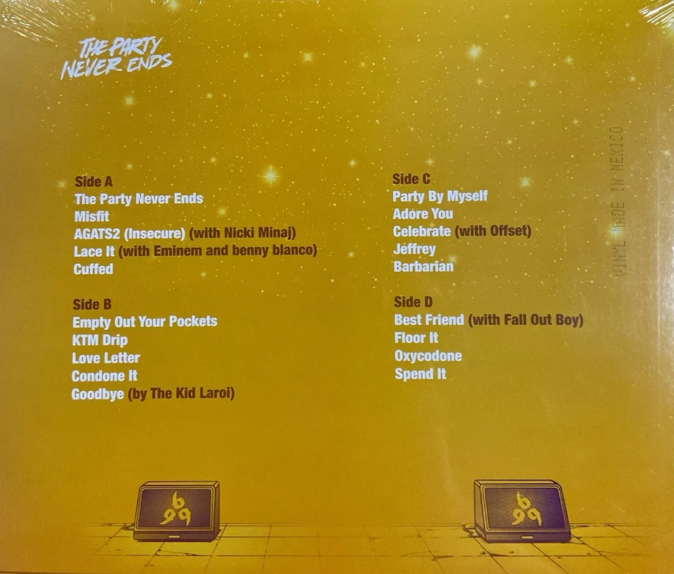 Juice WRLD – The Party Never Ends 2xLP On Coal Colored Vinyl Hip Hop - Image 2 of 3